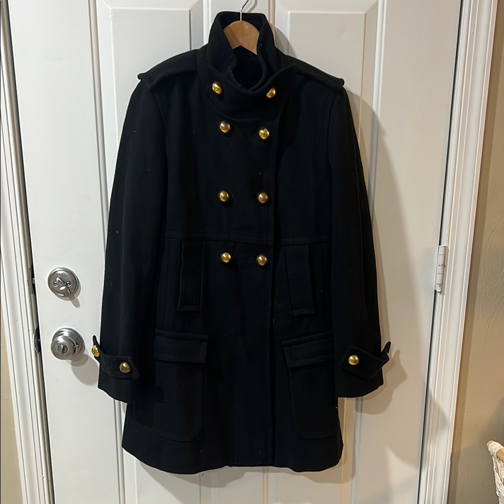 Women’s Military style wool coat